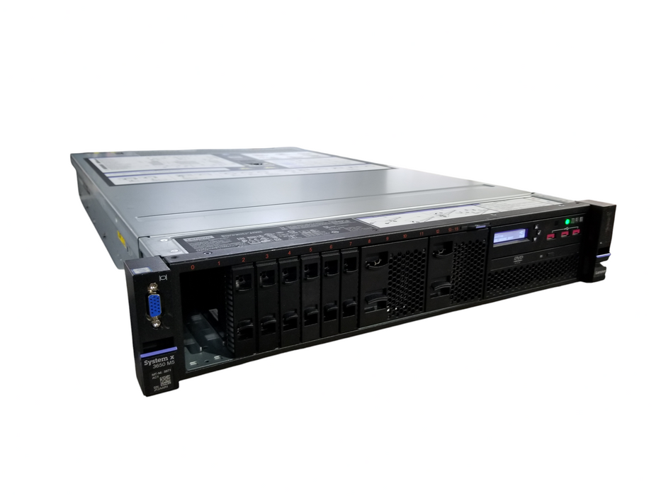 Lenovo System x3650 M5, 1x Xeon E5-2620v4 @2.10GHz, 32GB DDR4, M5210 RAID Q