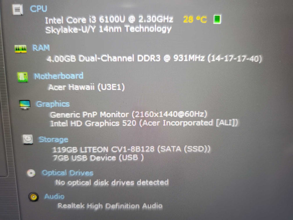 Acer Switch Alpha 12 Tablet | Intel Core i3 6100U, 4GB RAM, 128GB SSD Q