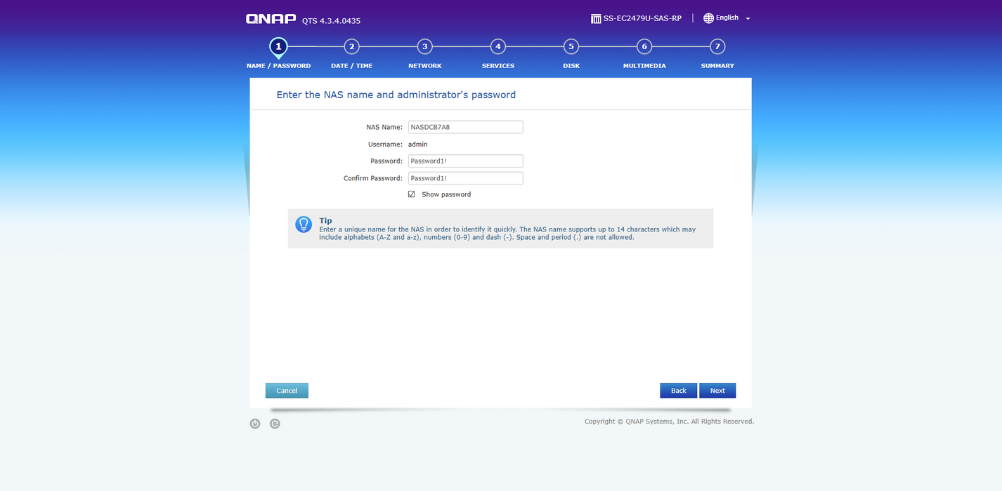 QNAP SS-EC2479U-SAS-RP NAS E3-1245 V2 24GB ECC RAM + 10GBe NIC No HDD/Caddy $
