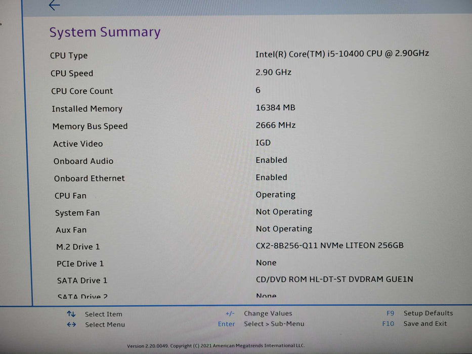Lenovo ThinkCentre M70s SFF, i5-10400 2.90GHz, 16GB DDR4, 256GB NVMe !