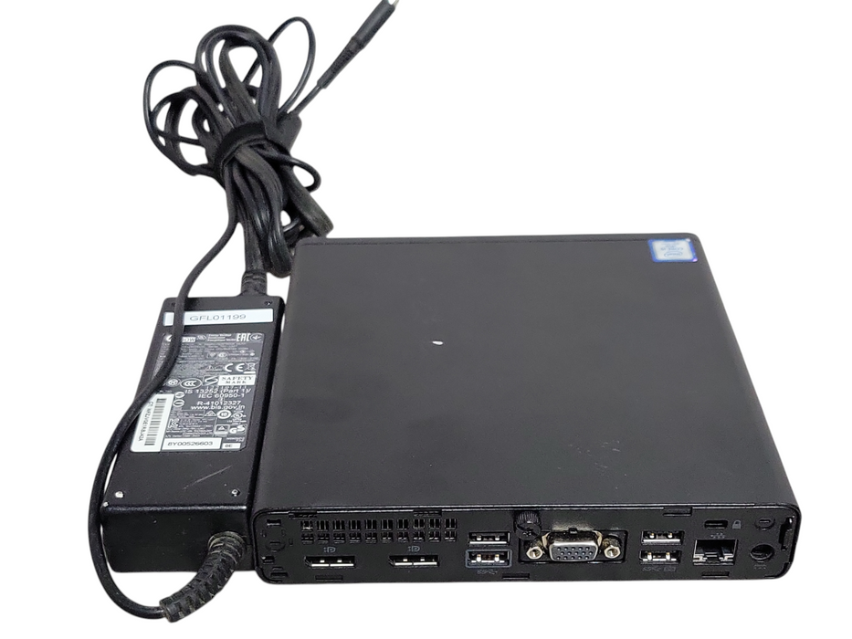 HP EliteDesk 800 G5 USFF, i5-9500T 2.20GHz, 8GB DDR4, 256GB NVMe, PWR adapt _