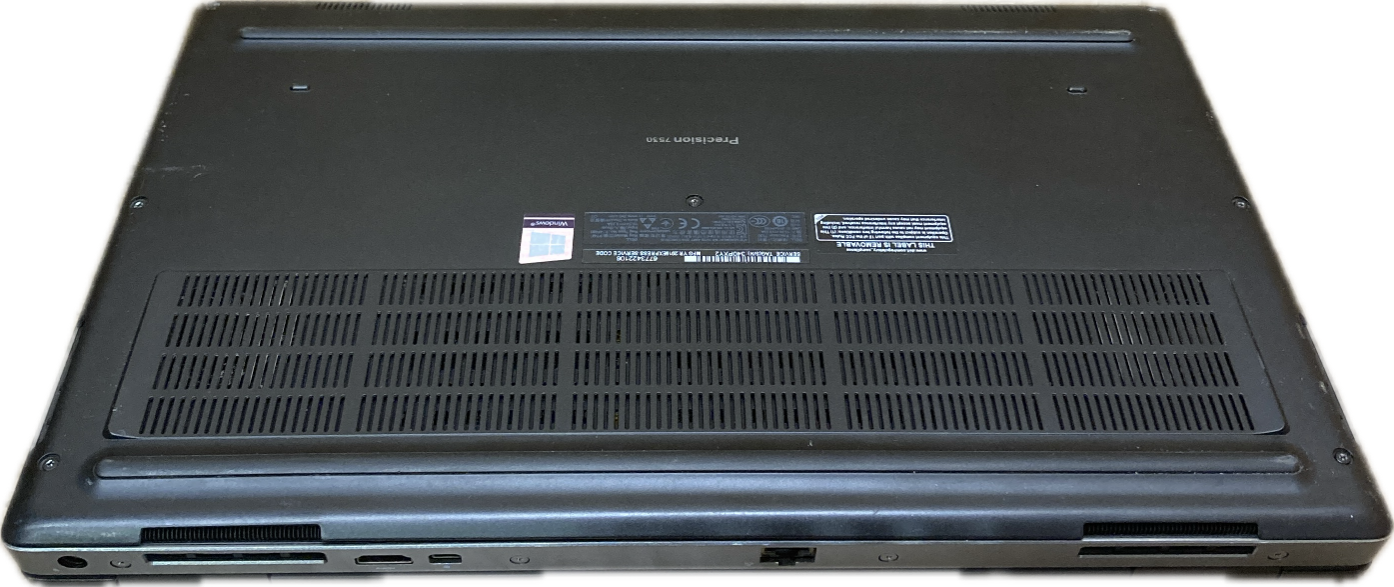 Dell Precision 7530 i7-8850H@2.6GHz QUADRO P2000 4GB GPU 32GB RAM 512GB SSD  Lap200
