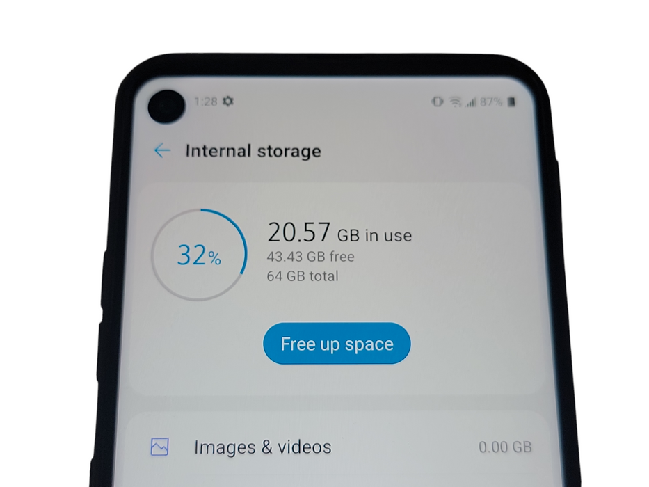 LG Q70 - 64GB - Blue [LM-Q620WA] (