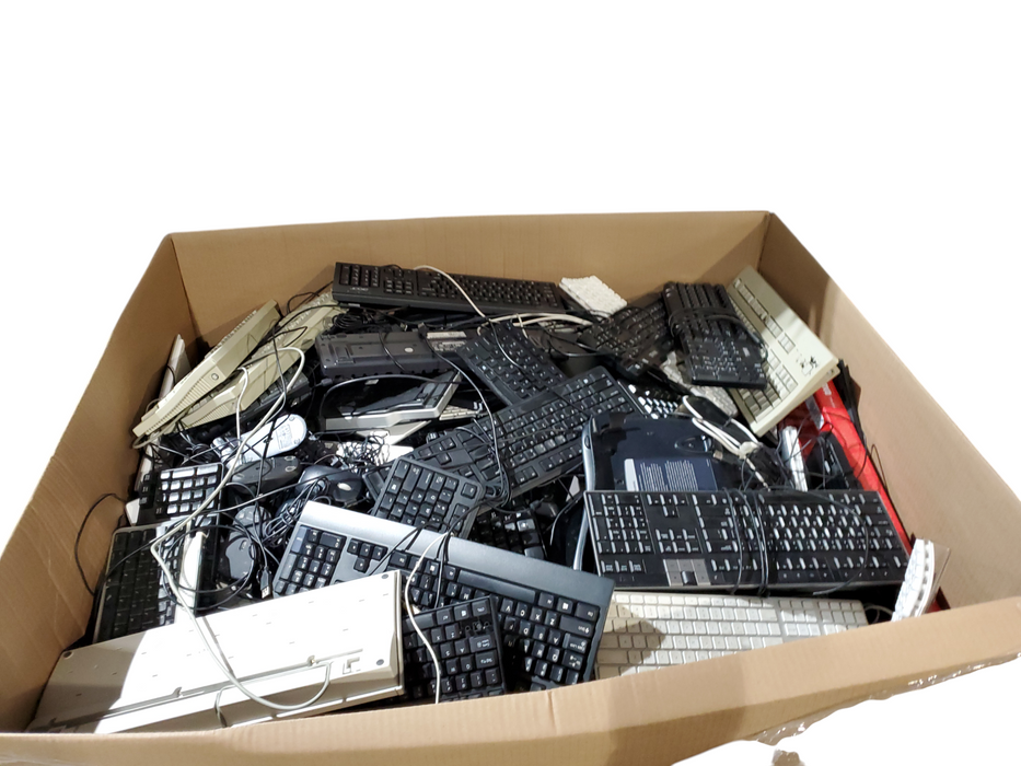 Bin of Assorted Wired Keyboards/Mice (AS-IS) Approx 650lbs