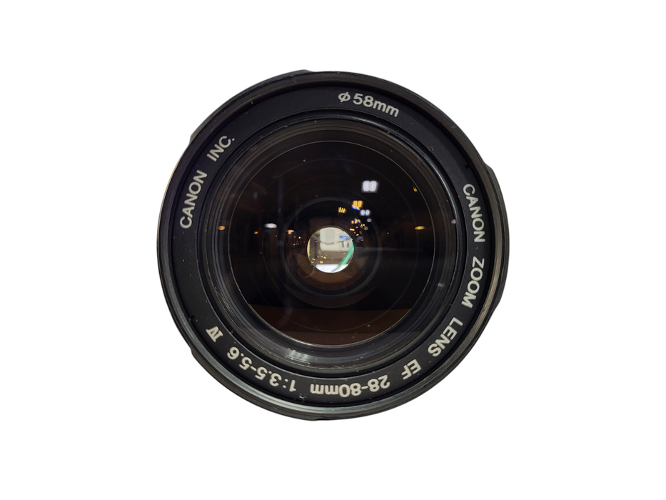 Canon EF 28-80mm 1:3.5-5.6 IV 58mm Zoom Lens $