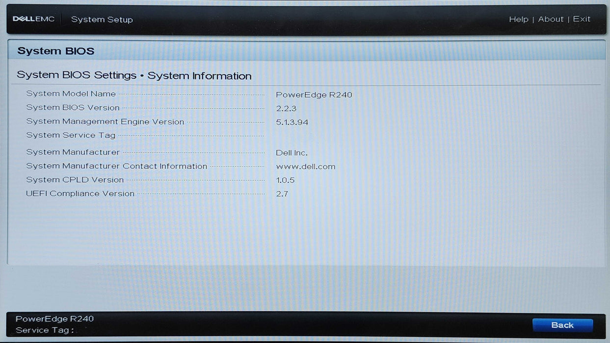 Dell PE R240 1U 2x3.5", Xeon E-2224 3.40GHz, 16GB DDR4, PERC S140, 1x PSU