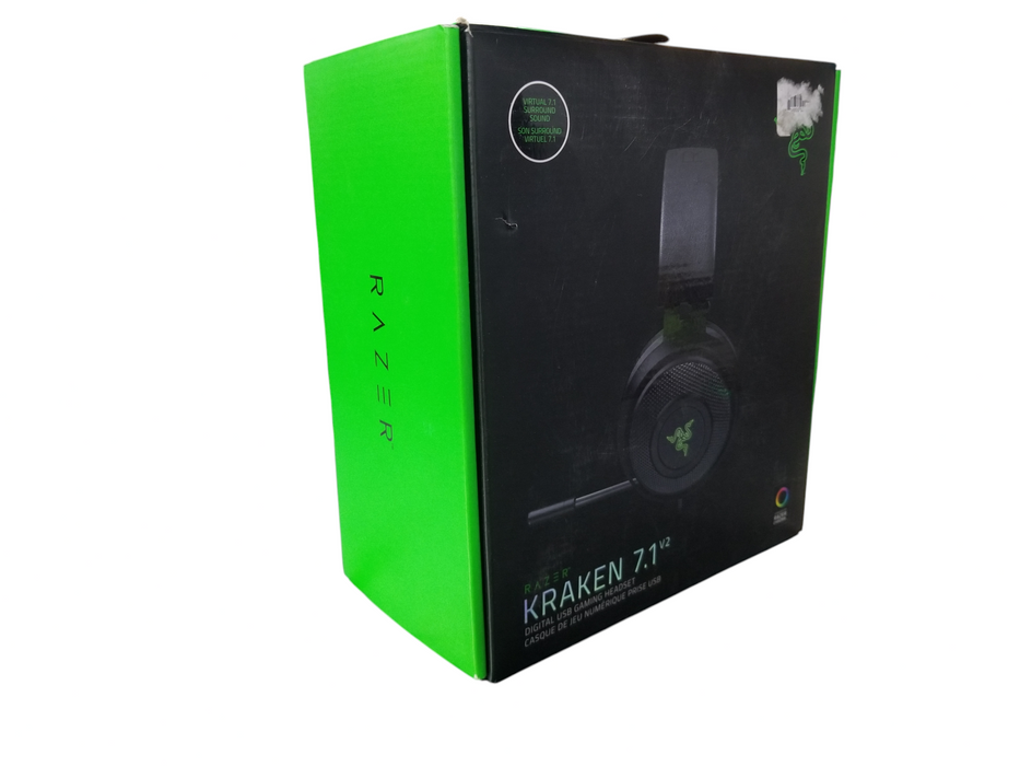 Razer Kraken Wired 7.1 Surround Sound Gaming Headset RGB w/Microphone