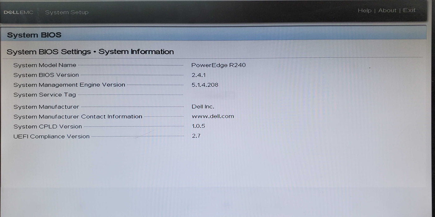 Dell PowerEdge R240 Xeon E-2224 16GB DDR4 S140- No HDD