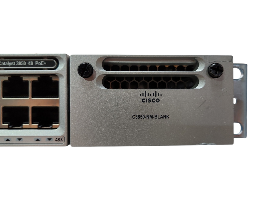 Cisco WS-C3850-48P-L 48-Port PoE+ Gigabit Switch & 1100W PSU