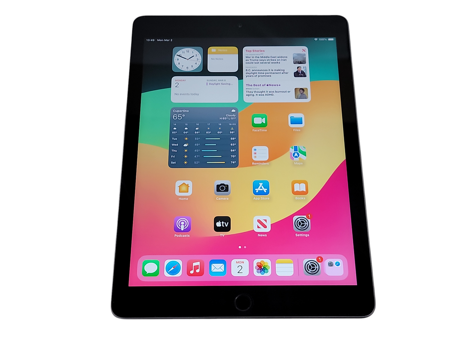 Apple iPad 6th Gen - 128GB - Space Gray [A1954] (