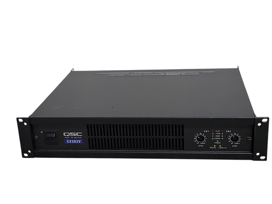 QSC CX302V 2 Channel 70V Power Amplifier, READ _