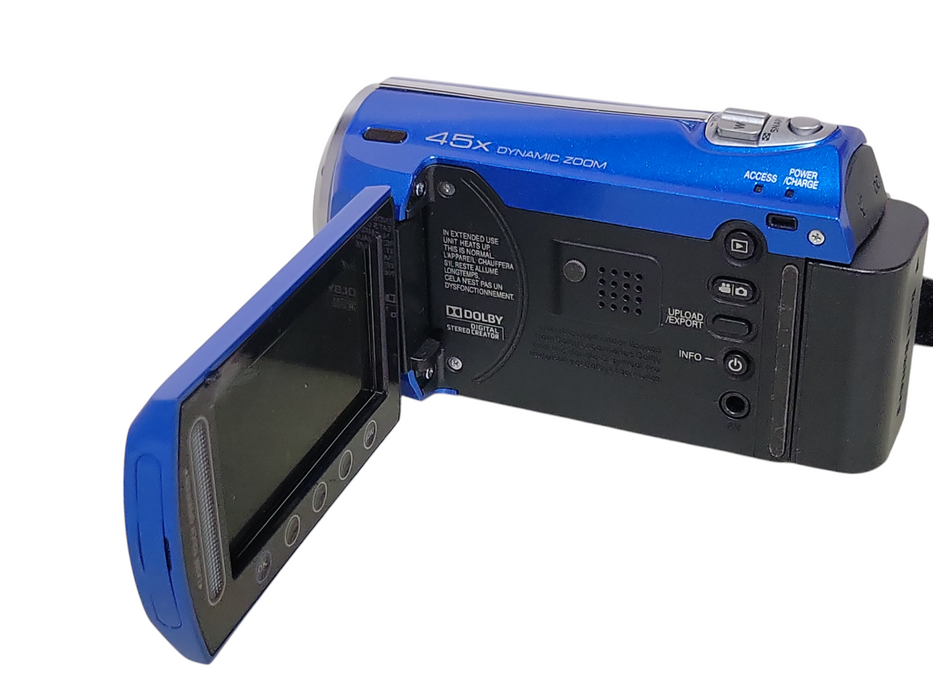 JVC Everio Camcorder GZ-MS230AU Blue Digital Camera Video w/ Battery, READ _