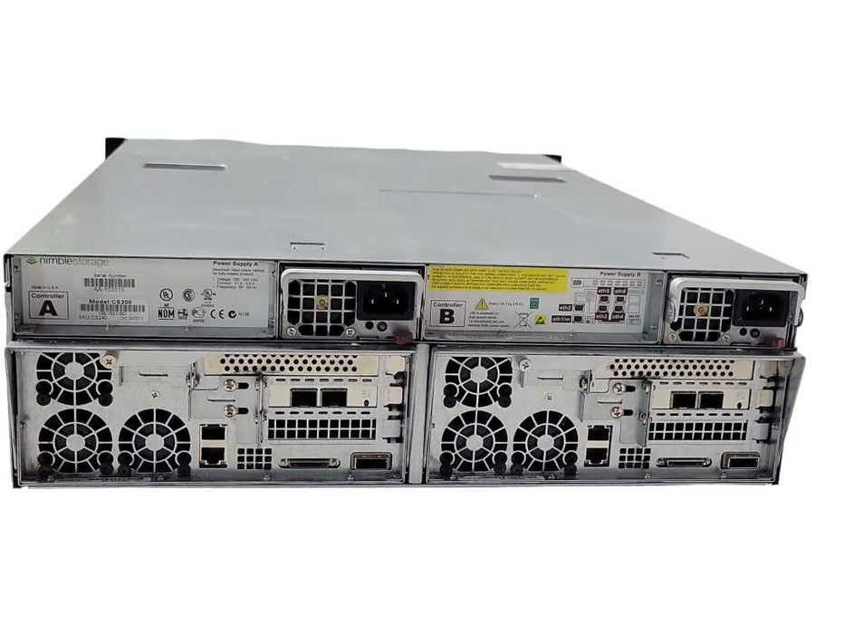 Nimble Storage Array CS200/240 SAN 16x 3.5" HDD Trays, 2x Controllers, 2x PSU _