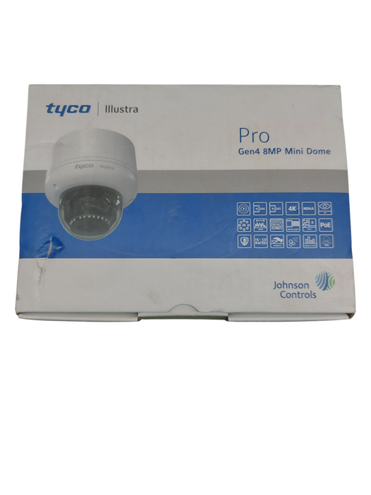 Illustra Pro Gen4 8MP MiniDome Security Camera – IPS08-D13-OI04
