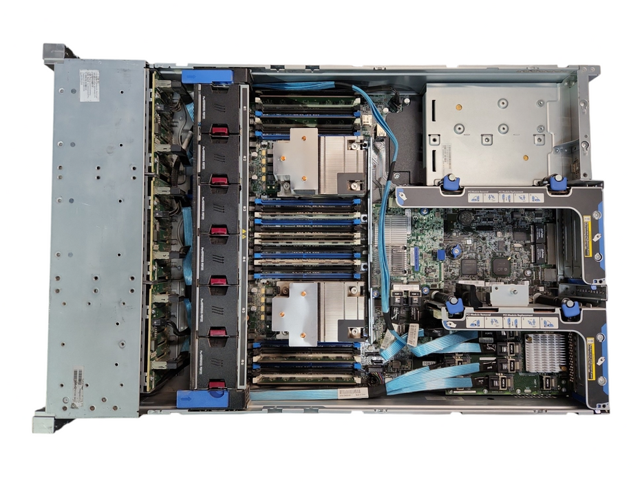 HP PL DL380 Gen9 2U 24x2.5", 2x Xeon E5-2680v4, 64GB DDR4, P440ar, 2x 800W