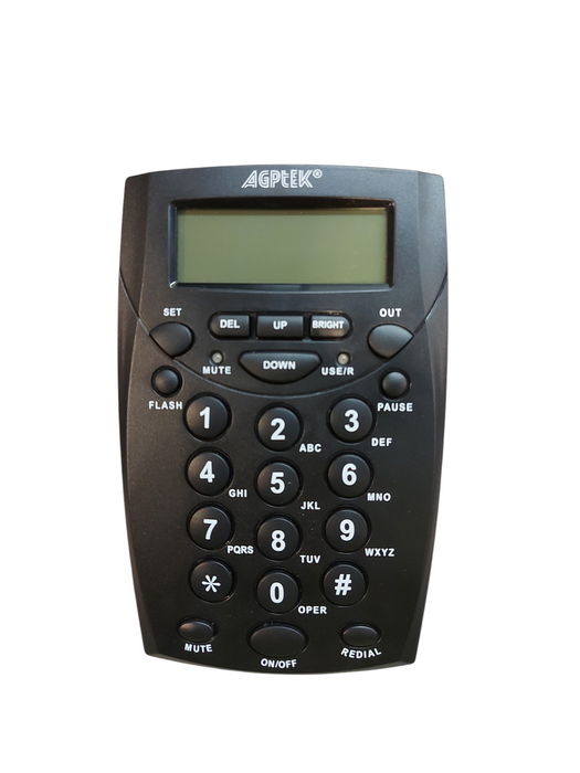AGPTEK Call Center Dialpad Headset Telephone Set Model HA0021