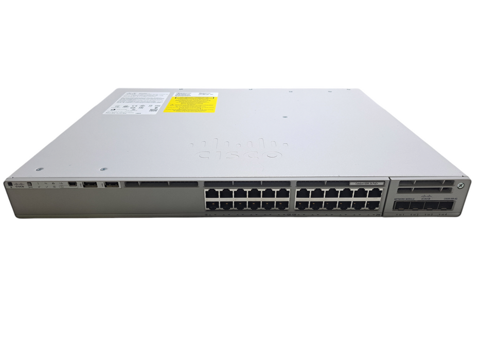 Cisco C9200-24P-E | 24-Port Gigabit PoE+ Managed Switch 2x PWR-C6-600WAC )