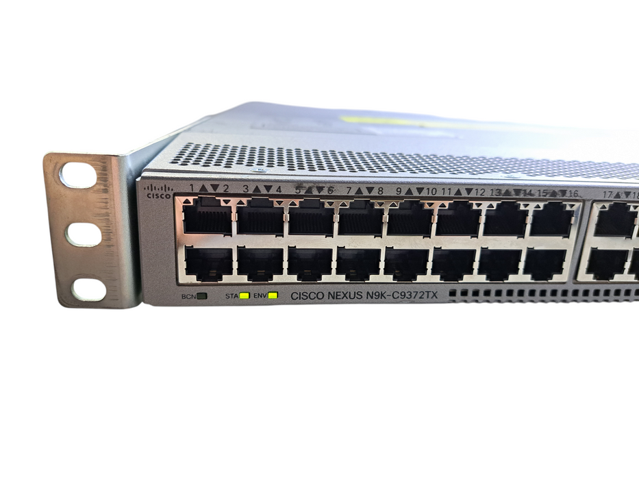 Cisco Nexus N9K-C9372TX | 48-Port 1/10GBase-T, 6x 40G QSFP+ Switch | 2x PSU