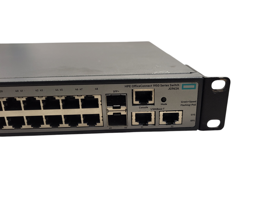 HP OfficeConnect 1950 48G 2SFP+ 2XGT POE+ Gigabit JG963A Switch Q$