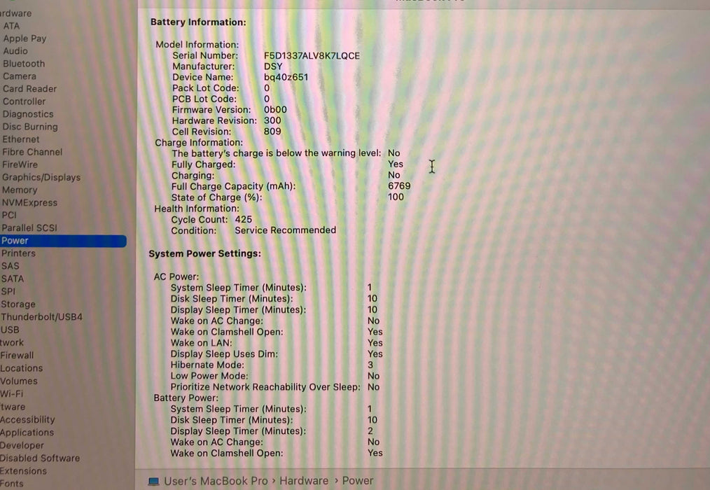 Apple MacBook Pro 16' 2019 i9-9980HK 32GB 512SSD Radeon Pro 5300M 4GB READ!