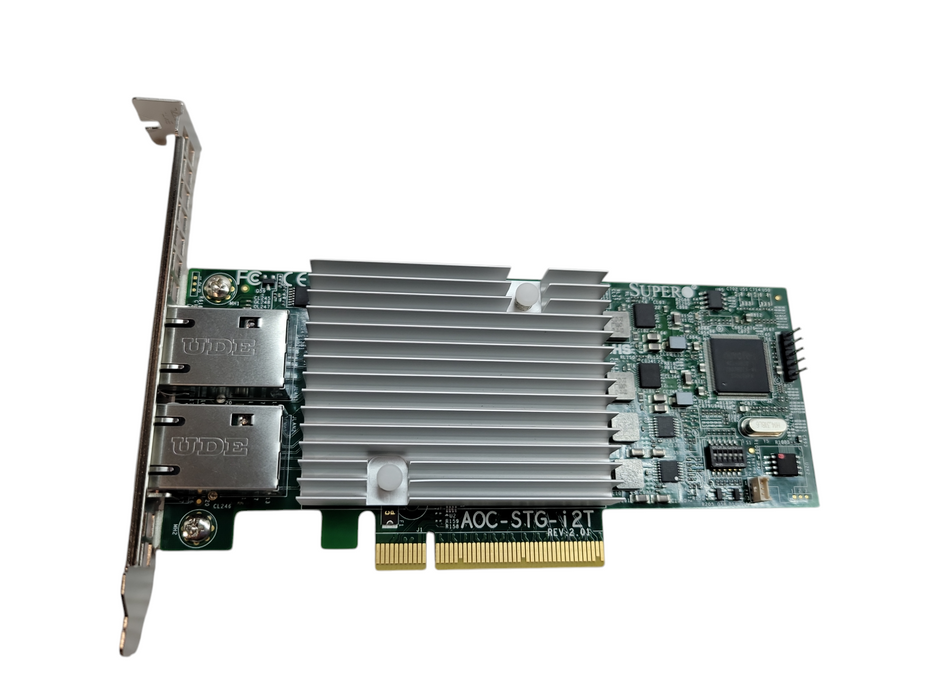 SuperMicro Dual-Port 10GbE Ethernet PCIe Network Adapter AOC-STG-i2T Q%