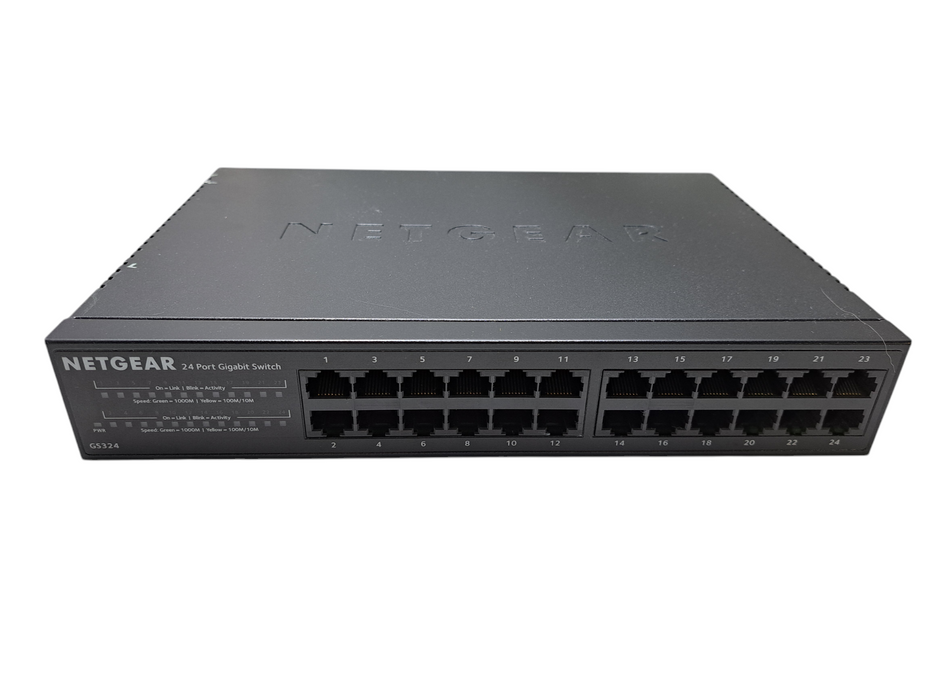 Netgear GS324 | 24-Port Gigabit Unmanaged Ethernet Switch