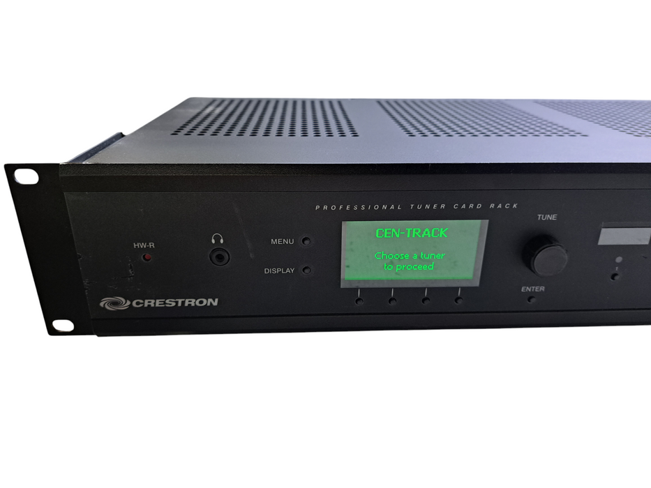 Crestron CEN-TRACK Professional Tuner Card Rack w/ ATC-AUDIONET Module