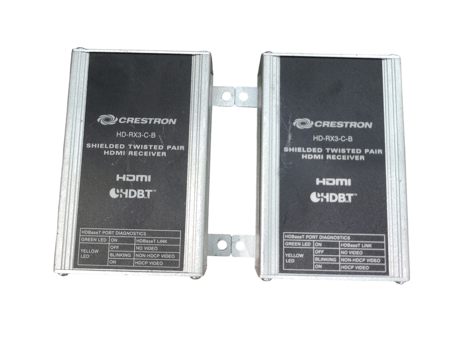 Lot 2x Crestron HD-RX3-C-B Shielded Twisted pair HDMI Receiver