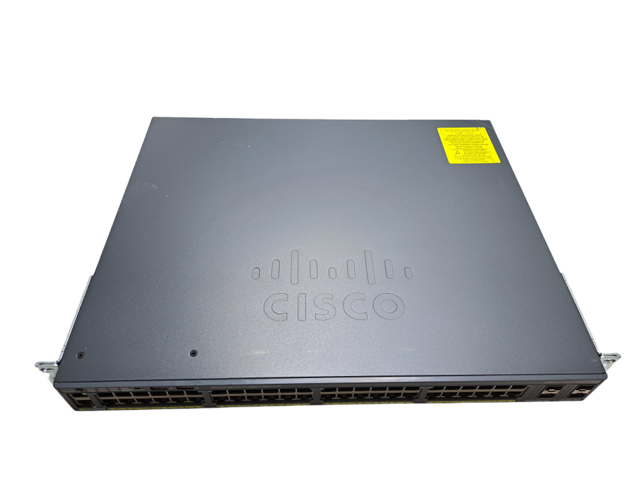 Cisco WS-C2960X-48LPS-L V06 | 48-Port Gigabit PoE+ 370W Switch | 4x SFP Q