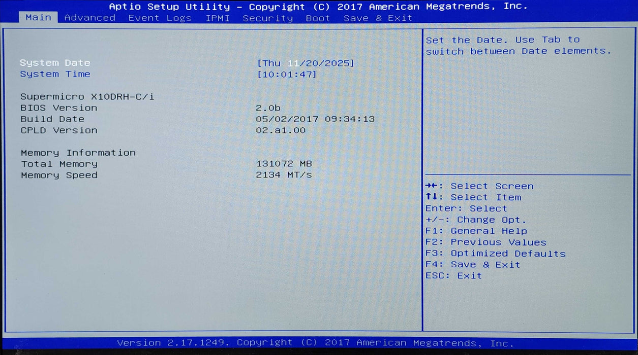 Supermicro X10DRH-C/i, 2x Xeon E5-2620v4, 128GB DDR4, AVAGO 3108 MegaRAID
