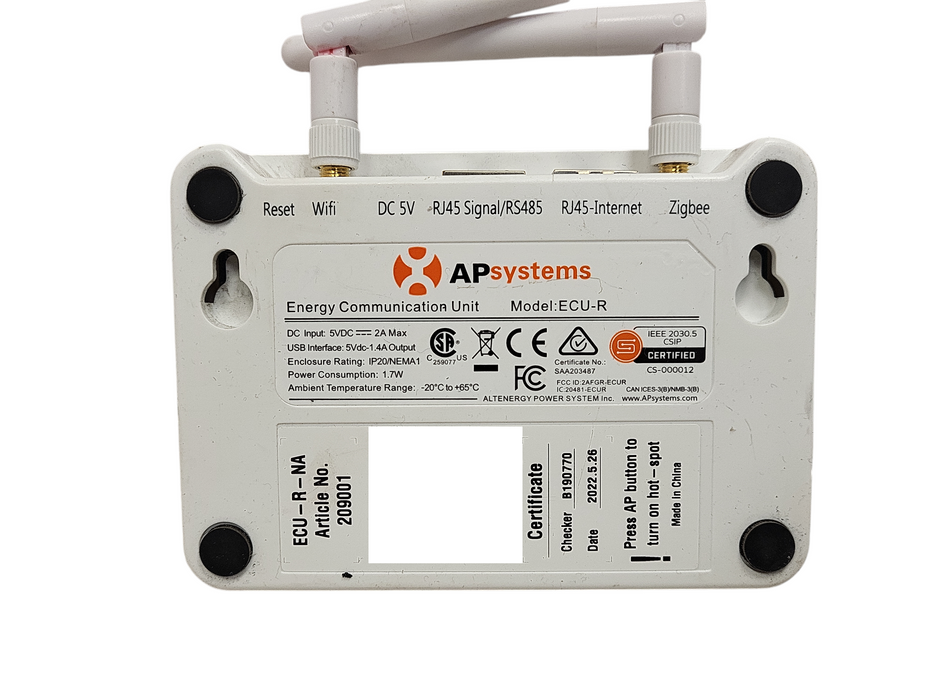 APsystems ECU-R Energy Communication Unit &Gateway Residential Monitoring Q$