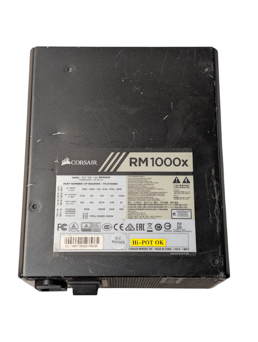 Corsair RM1000x 1000W Fully Modular Computer PSU RPS0018  -