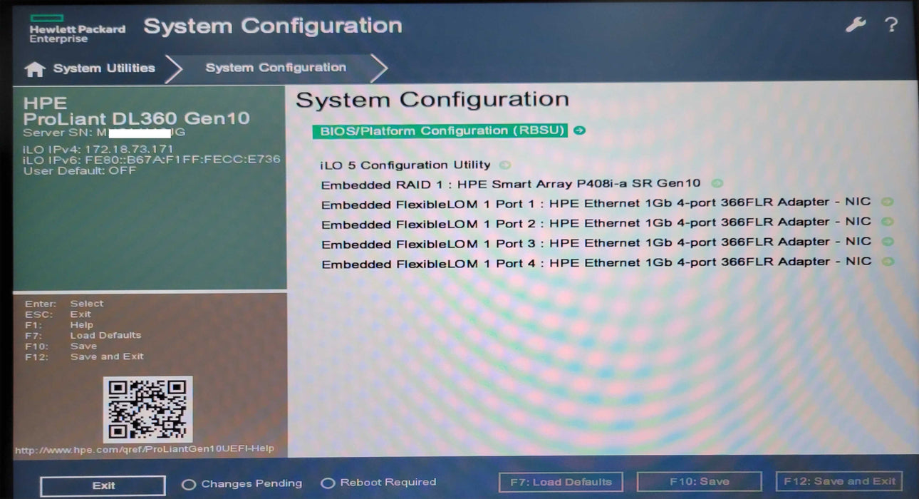 HP ProLiant DL360 Gen10 1x Xeon Silver 4208 16GB RAM P408-a SR Gen 10, 2.5" _