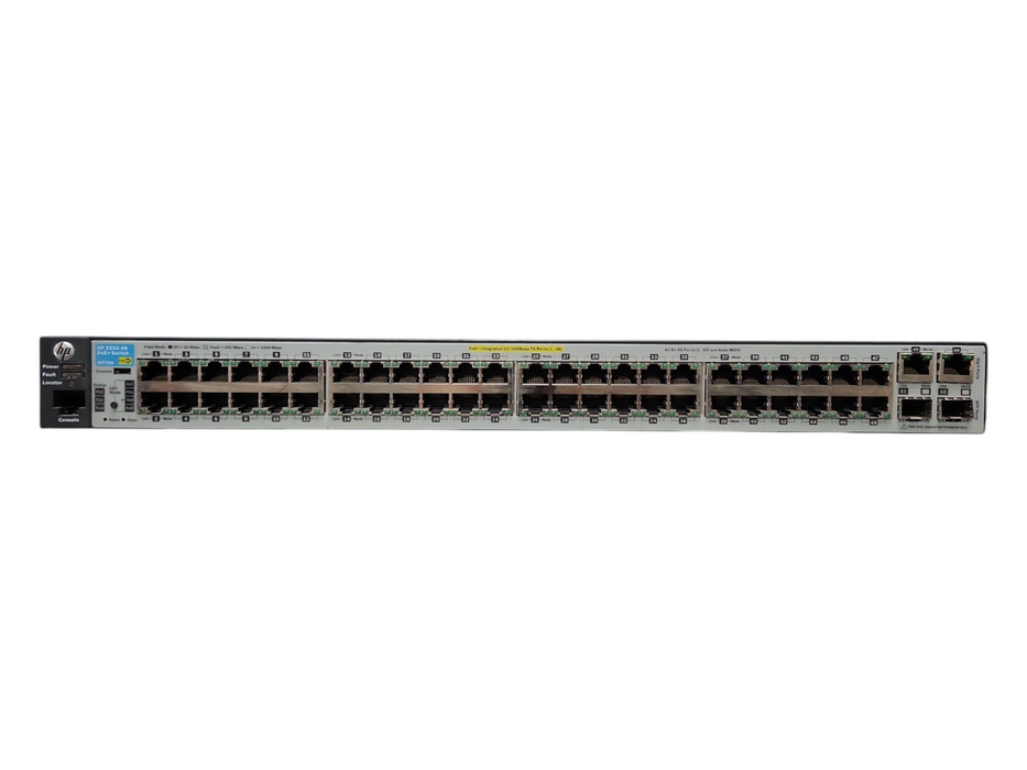 HP 2530-48 PoE+ 48-Port Gigabit Ethernet Managed Network Switch J9778A