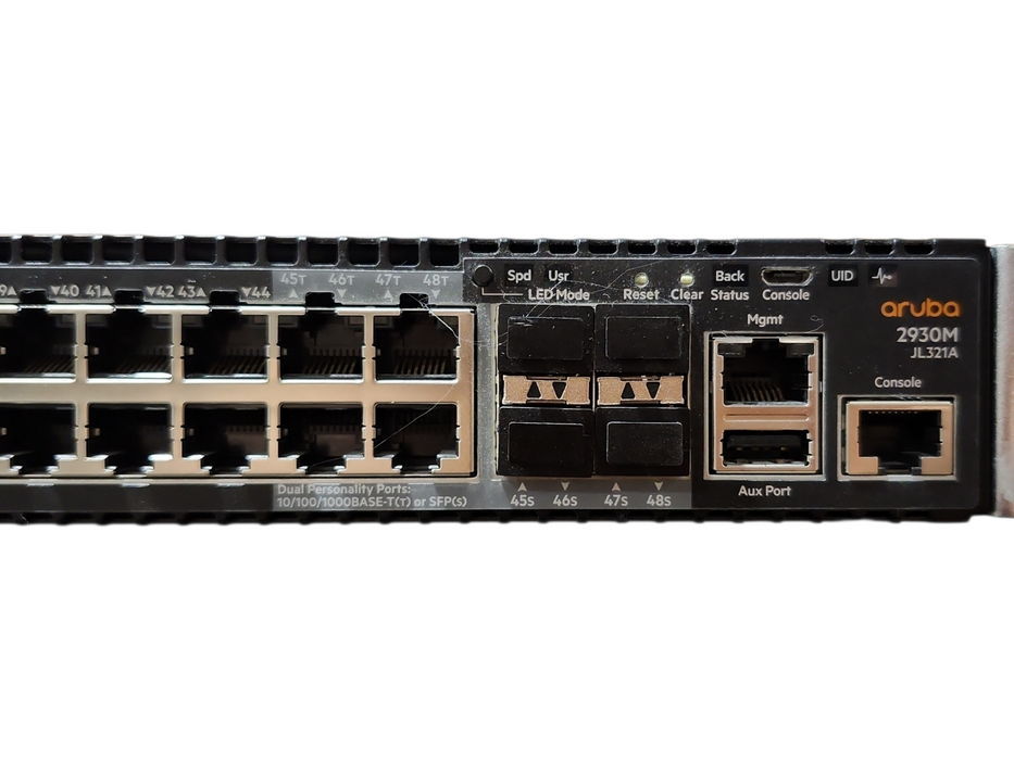 HP Aruba JL321A 2930M 48-Port Gigabit PoE Switch w/ JL083A Module