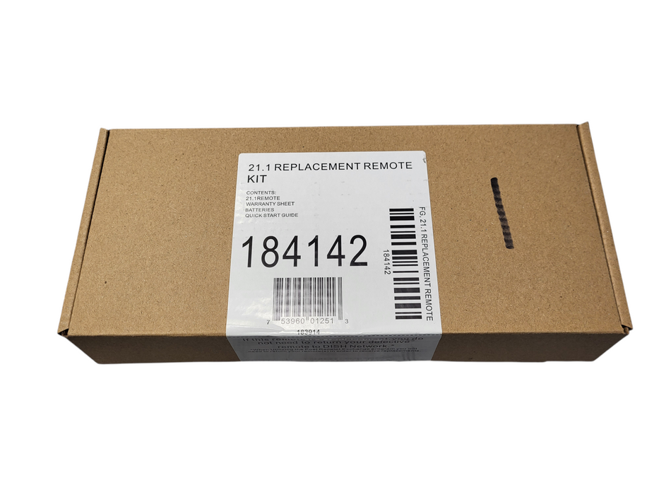 Open box Dish Network, replacement remote kit, 21.1, 184142 Q$