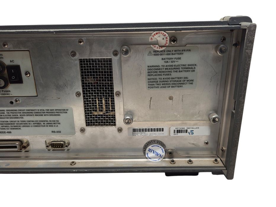 IRF/Aeroflex COM-120B Communication Service Monitor $