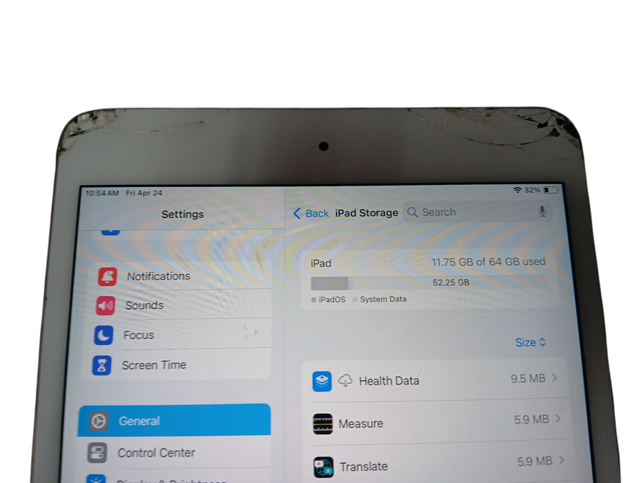 Apple iPad Mini 5th Gen - 64GB - Gold [A2133] Read