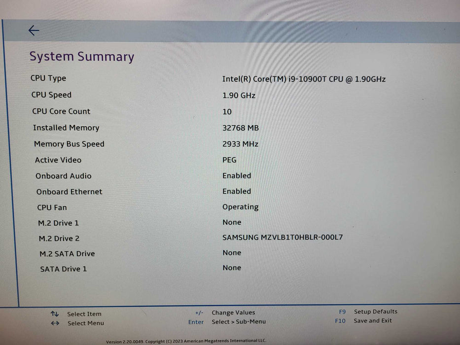 Lenovo ThinkStation P340 Tiny i9-10900T 32GB RAM 1TB NVMe P1000 GPU w/ AC $