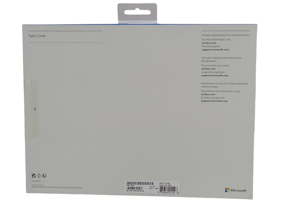 New Microsoft Surface Pro Type Cover Keyboard 1725 for Surface Pro 4 _
