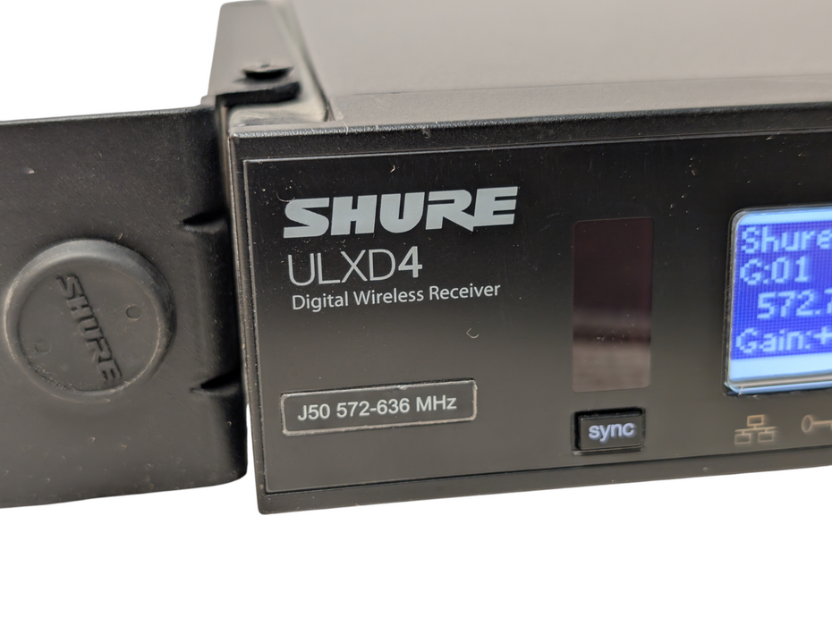 SHURE ULXD4 Digital Wireless Receiver J50 572-636 Mhz  -