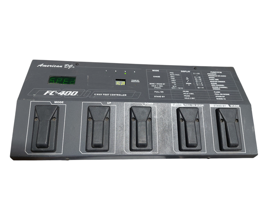 American DJ FC-400 4 Way Foot Controller for Lighting  =