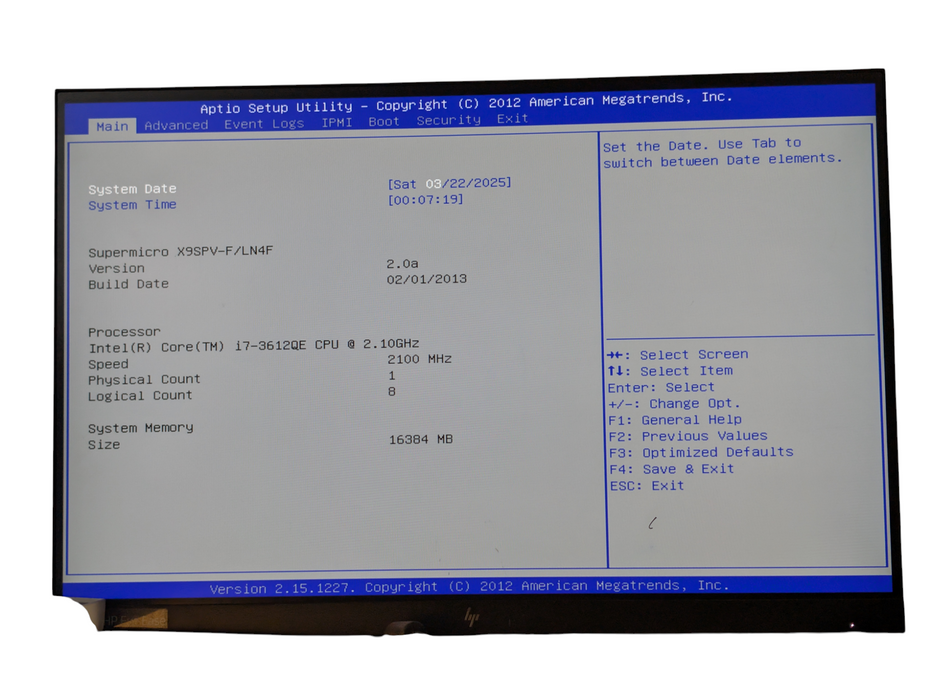 Supermicro 504-2 X9SPV-LN4F-3QE Intel Core i7-3612QE 16GB RAM  -