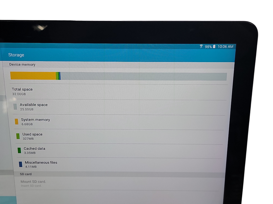Samsung Galaxy View 18.9 - 32GB - Black [SM-T670] (