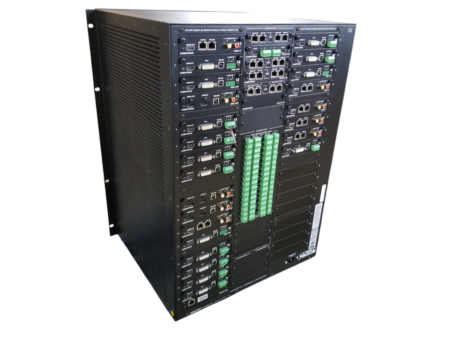 Crestron DM-MD32X32-RPS Digital Media Switcher with 27 Modules *READ*