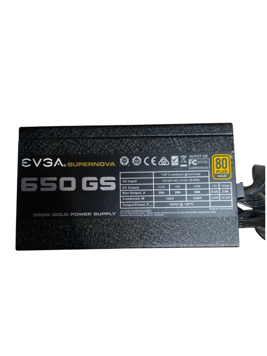 EVGA SuperNOVA 80 Plus GOLD 650W Fully Modular Power Supply w/ Cables