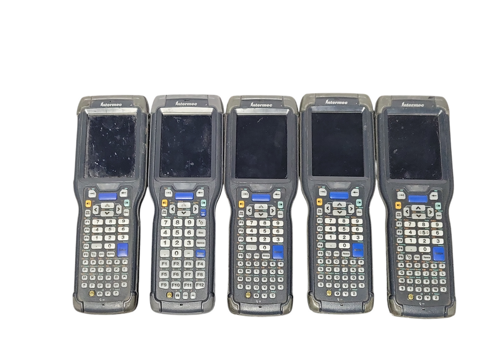 Lot of 5x Intermec CK71 Series handheld barcode scanners, READ _