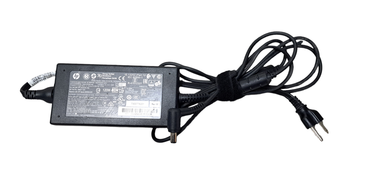 Genuine HP Laptop/PC Adapter |120W |19.5V |6.15A|  7.4mm Barrel/ Fat Tip