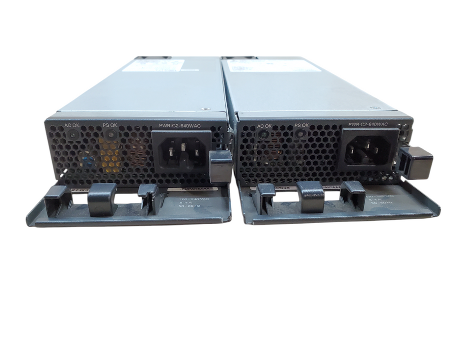 Lot 2x Cisco PWR-C2-640WAC (LiteOn/Delta) | 640w Switch Power Supply