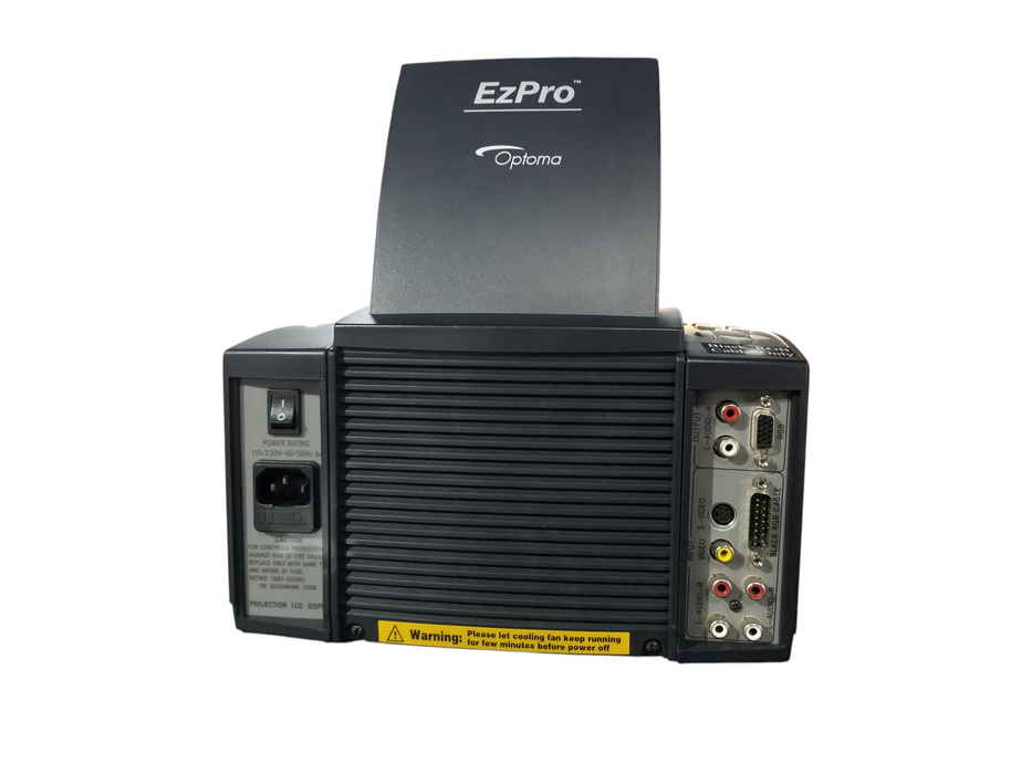 OPTOMA EzPro 550 LCD Vintage Projector w/ Case & Accessories -  AS-IS